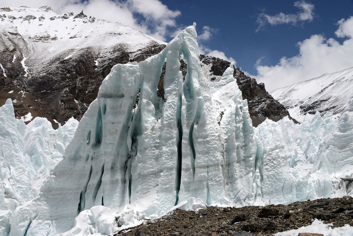 42 Giant Ice Penitente On The East Rongbuk Glacier Between Changtse Base Camp And Mount Everest North Face Advanced Base Camp In Tibet